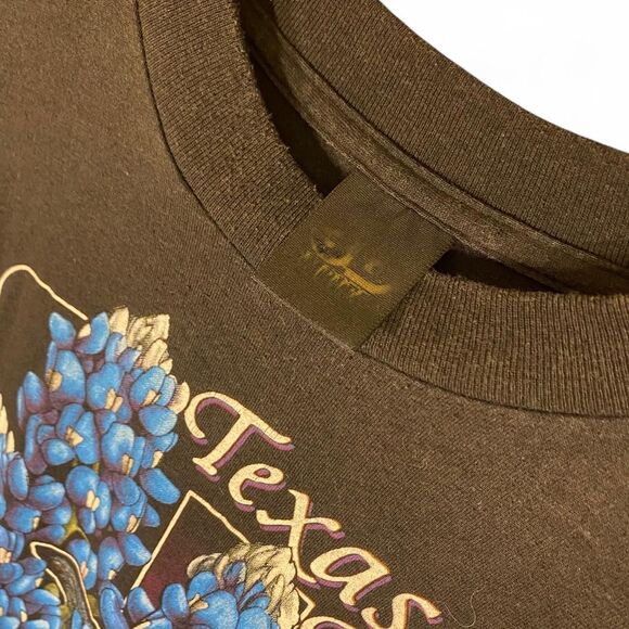 RARE Vintage 1991 3D Emblem Texas Blues t-shirt - Picture 4 of 5